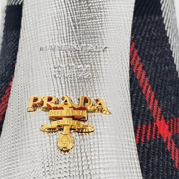 Prada Anthrocite Tartan Platform Heels, Prada Plaid Heels - Picture 7 of 8